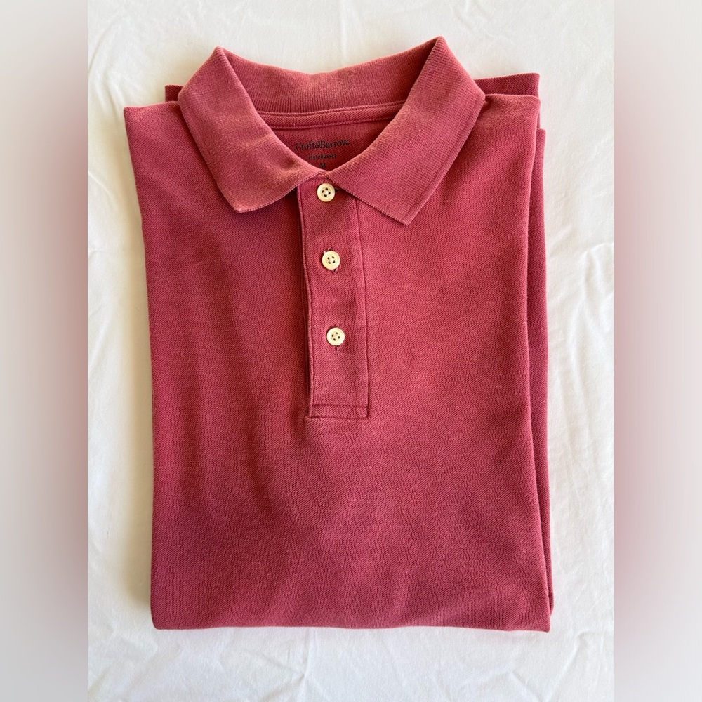 🟣 Croft & Barrow Short Sleeve Polo Shirt